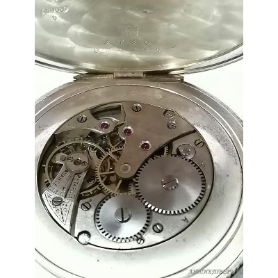 Часы карманные Dominator Retard avance. Серебро 900 проба, эмаль. Швейцария