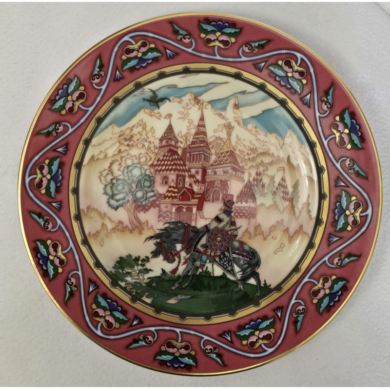 Серия декоративных фарфоровых тарелок Русские сказки Билибин Германия  Heinrich / Villeroy & Boch.
