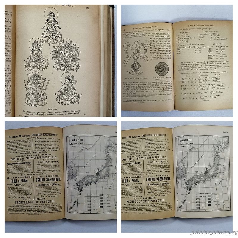 Книга Япония и ее обитатели. Ассирия и Вавилония. 1904 г. СПБ. Брокгауз-Ефрон.