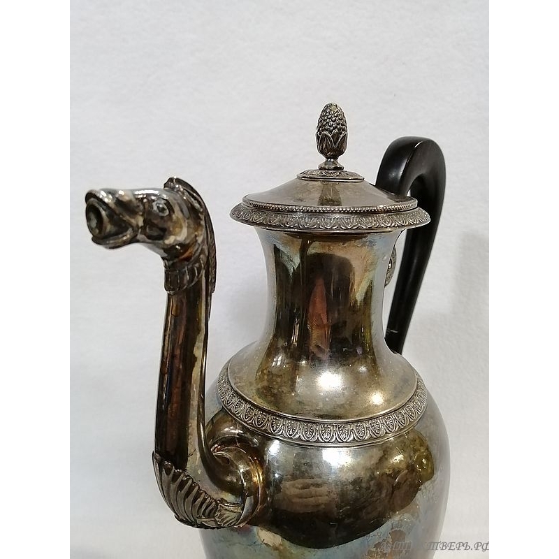 Чайник серебро Франция 19 век