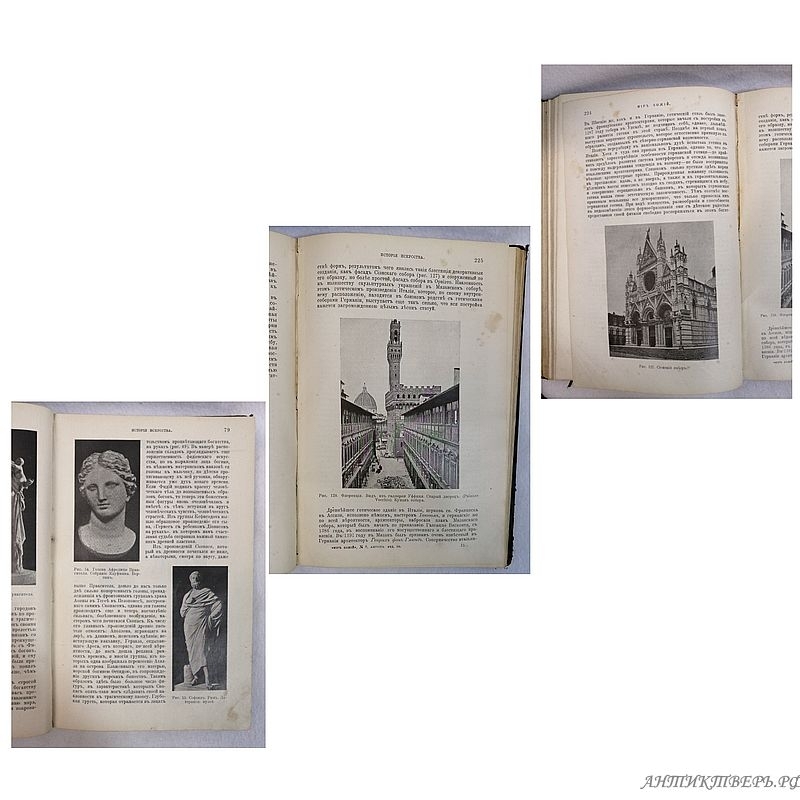 Книга "История искусства". Р. Розенберг 1905 года.