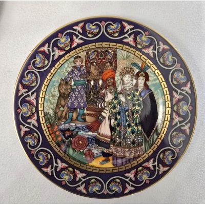 Серия декоративных фарфоровых тарелок Русские сказки Билибин Германия  Heinrich / Villeroy & Boch.