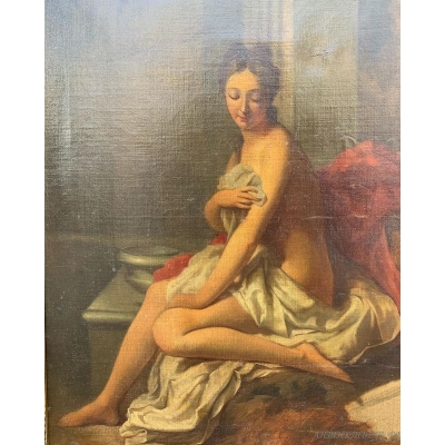Картина Сусанна у купальни.19 век. Жан Батист Сантер.
