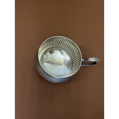 Кофейная пара серебро 950 проба Франция